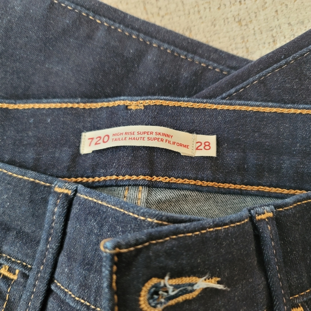 LEVIS HIGH RISE SKINNY JEANS - Picture 5 of 7
